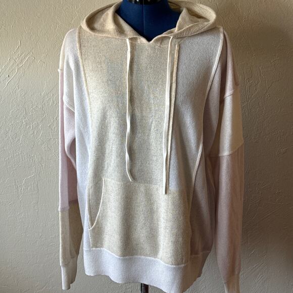NWT Johnny Was Cashmere Patrchwork Hoodie Sz L - Picture 2 of 6